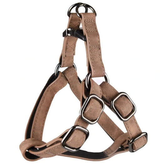 Step And Go Delu black neoprene harness – Flamingo